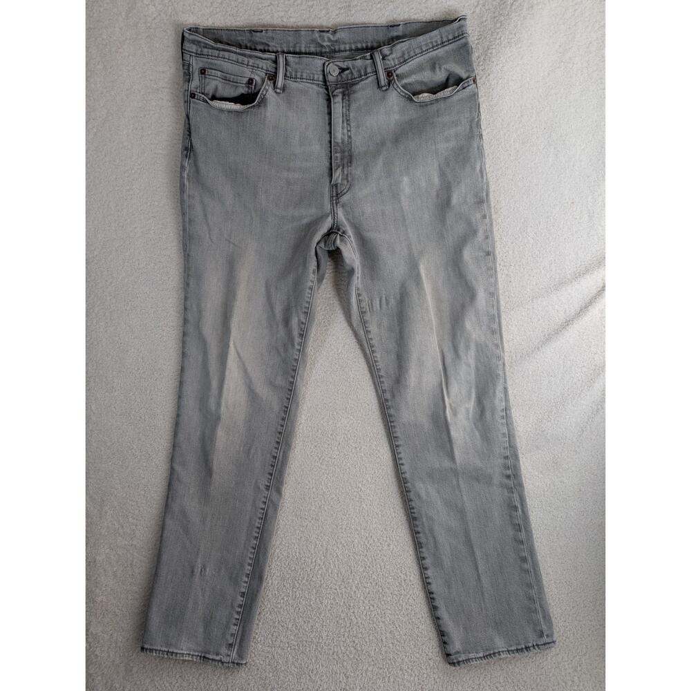 Levis 541 Jeans Mens 38x34 Gray Denim Jeans Red Tab Pants 5 Pocket Design